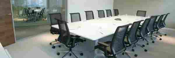 Clean conference room