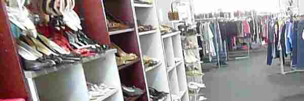 Inside of a retail store